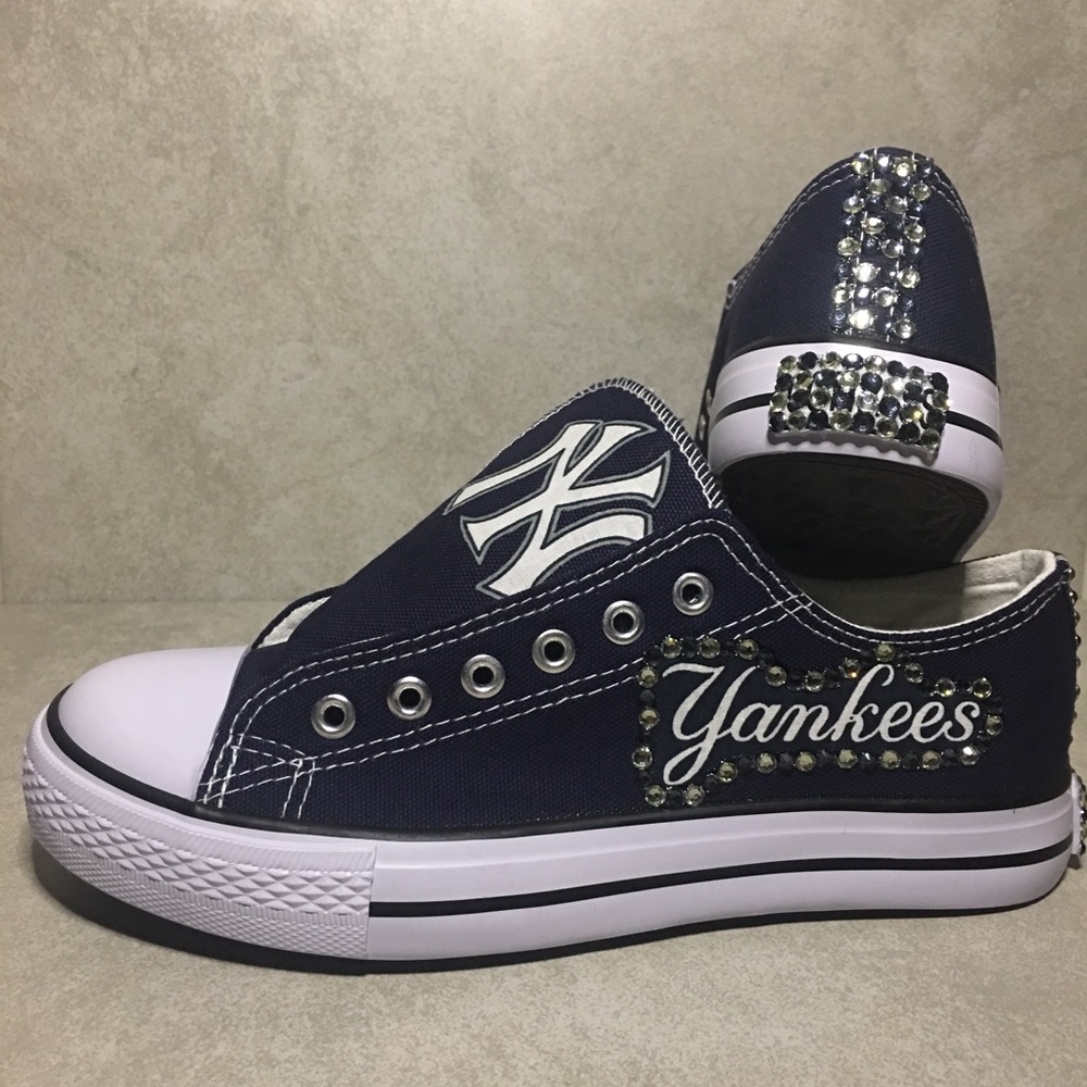 COMPASS BRAND MLB NY YANKEES BLING WOMENS SHOES